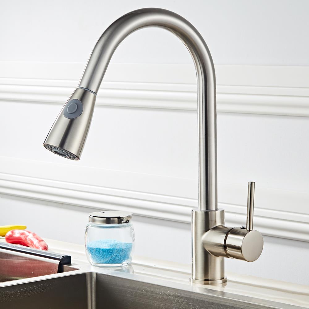 Popular Swivel Kitchen Faucet Sprayer Single Hole Sink Mixer Tap
